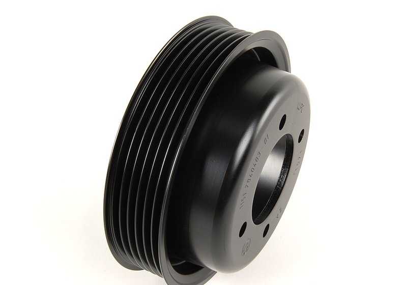 Original OEM 11517840403 pulley for BMW (Compatible models: E46, E85, E86). Original BMW.