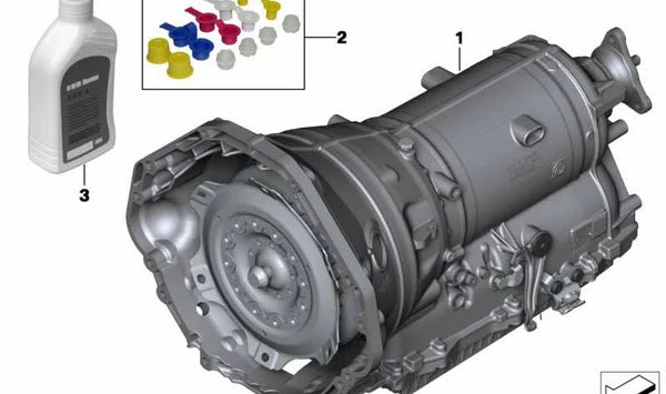 Aceite de transmisión automática OEM 24007953349 para BMW F12, F13, F01. Original BMW.