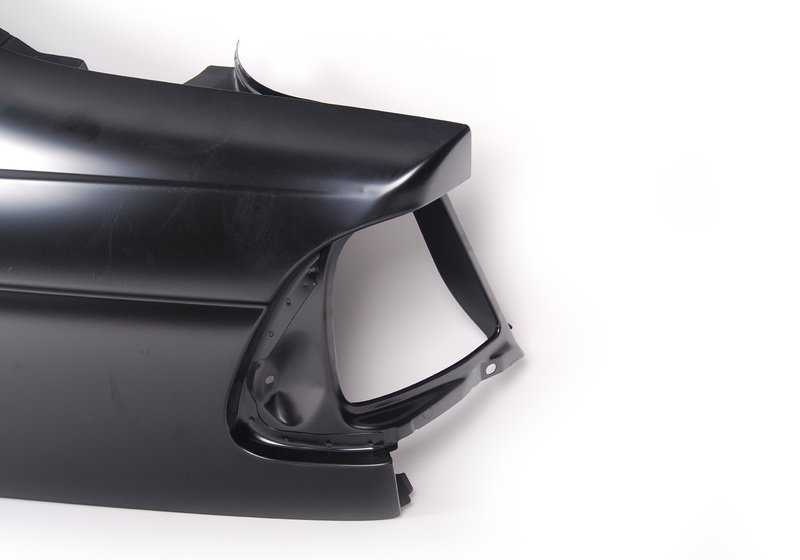 Rear section of the left side panel for BMW 3 Series E46 (OEM 41217057389). Original BMW