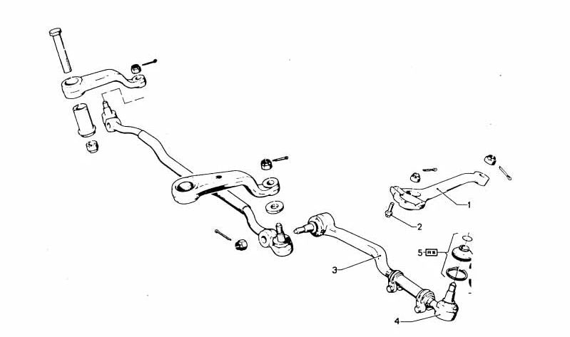 Steering arm OEM 32211102364 for BMW (E21, E30, E28). Original BMW