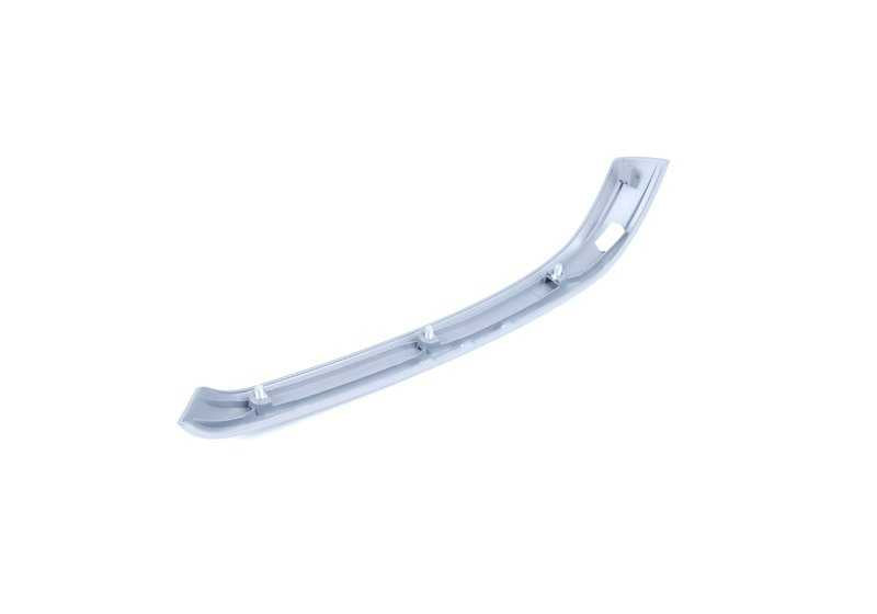 Left rear door decorative molding for BMW 3 Series E90, E91 (OEM 51426970557). Genuine BMW