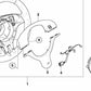 Tapa embellecedora para volante deportivo OEM 32347833936 para BMW Serie 3 (E46). Original BMW.