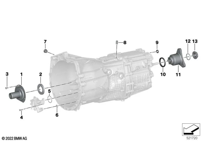 Guide tube for BMW E82, E88, F20, F20N, F21, F21N, F22, F22N, F23, F23N, F87, F87N, G87, E90N, E91N, E92N, E93N, F30, F30N, F31, F31N, F34, F34N, F80, f80n, g20, g21, g80, f32, f32n, f33, f33n, f36, f36n, f82, f82n, f83, f83n, g82, f10, f10n, f11, f11n, g