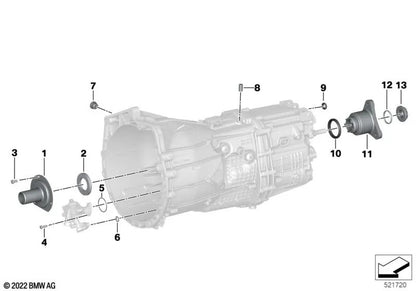 Dichtring para BMW E82, E88, F20, F21, F22, F23, F30, F31, F34, F80, G20, G21, F32, F33, F36, F82, G82, F10, F11, G30, G31, E84, F25, G01, G29 (OEM 23128609221). Original BMW.