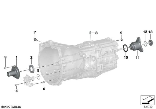 Dichtring für BMW E82, E88, F20, F21, F22, F23, F30, F31, F34, F80, G20, G21, F32, F33, F36, F82, G82, F10, F11, G30, G31, E84, F25, G01 , G29 (OEM 23128609221). Original BMW.