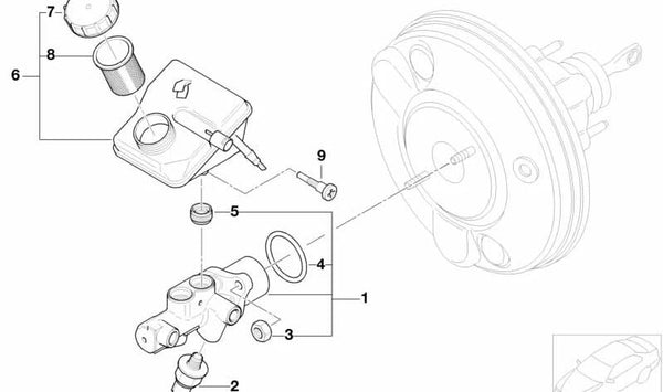 Tornillo de fijación para BMW E60, E61, F25, X5 E70, X6 E71 y MINI R50 (OEM 34326765370). Original BMW