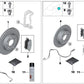 Sensor De Pastillas Freno Delantero Izquierdo Para Bmw F40 F52 F44 F45 F46 F48 F49 F39. Original