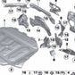 Aislamiento acústico del tabique del compartimento del motor para BMW F07, F10, F11, F18, F06, F12, F13, F01, F02, F04 (OEM 51489110178). Original BMW.