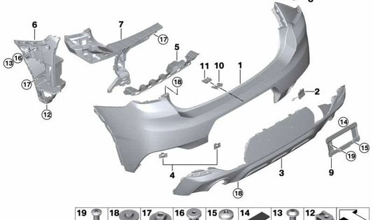 Soporte Smart Opener para BMW F39 (OEM 51128069147). Original BMW