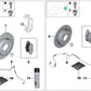 Sensor Pastillas De Freno Trasero Para Bmw F40 F52 F44 F45 F46 F48 F49 F39 . Original Recambios