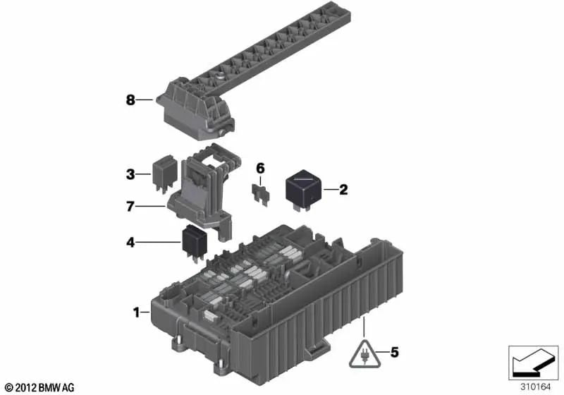 Adapter for BMW Z4 E89 (OEM 61149154968). Genuine BMW