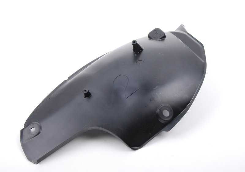 Cubierta de revestimiento del paso de rueda trasero izquierdo para BMW Serie 3 E46 (OEM 51718224993). Original BMW