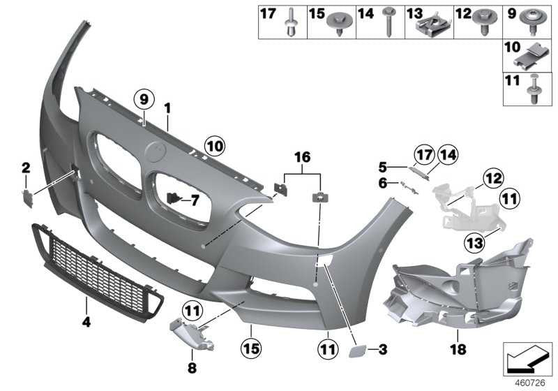 Tapa Tapita Argolla De Remolque Imprimada Parachoques Delantero -M- Para Bmw F22 Serie 2 . Original