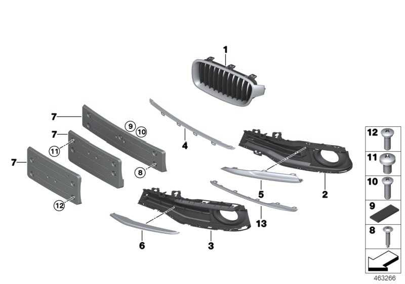 Moldura Difusor De Aire Parachoques Luxury Para Bmw F30 F31 . Original Recambios