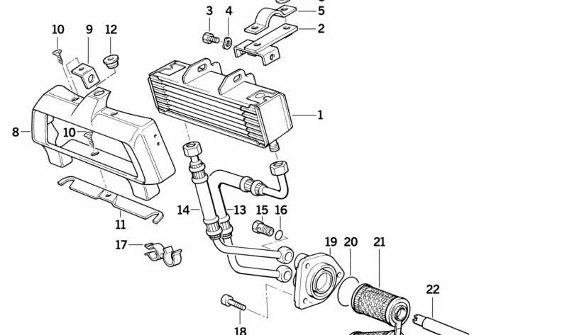 Junta tórica para varios modelos de BMW (OEM 11421338783). Original BMW