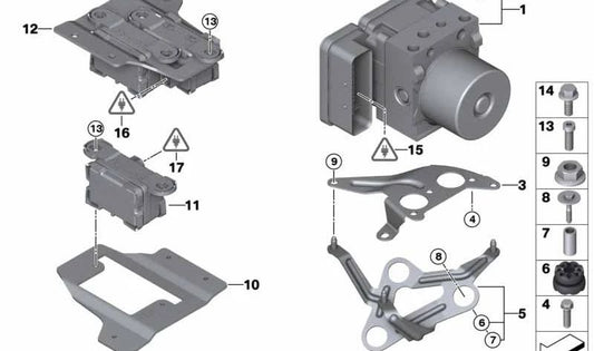 Sensor de Velocidad de Giro para BMW E81, E82, E87N, E88, E90, E91N, E92, E93 (OEM 34526850374). Original BMW