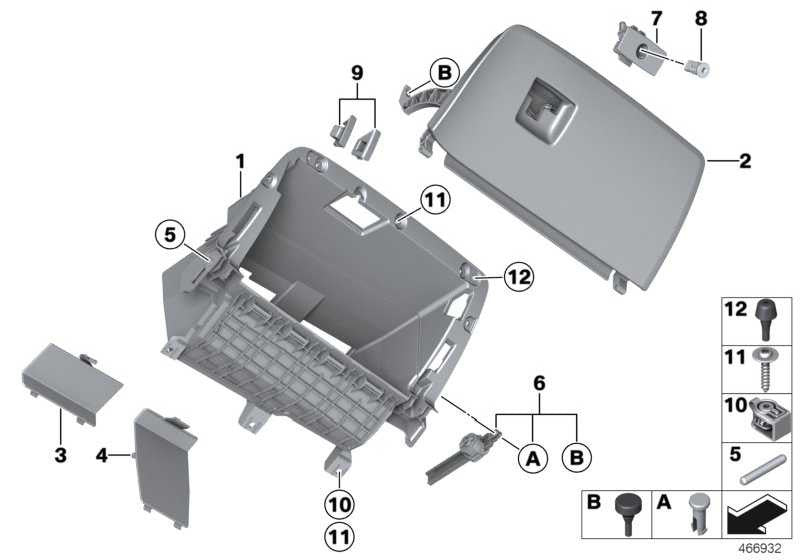 Tapa Puerta Guantera Para Bmw F25 F26. Original Recambios