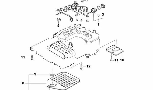 Tuerca OEM 24341219946 para BMW E36, E34. Original BMW.