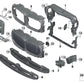 Compuertas de aire superiores para BMW X5 G05 (OEM 51745A29C44). Original BMW