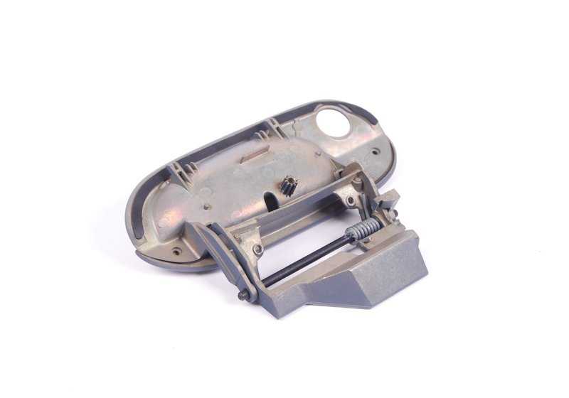 Manilla de puerta iluminada exterior izquierda para BMW E38 (OEM 51218240407). Original BMW.