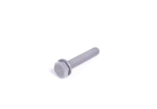 Hex bolt with washer for BMW 3 Series E90, E90N, E92, E92N, E93, E93N, 5 Series E60, E60N, E61, E61N, F10, F10N, F11, F11N, F18, F18N, 6 Series E63, E63N, E64, E64N, Series 7 E65, E66, F01, F02, F04, G70, i I12, I12N, I15, X5 E53 (OEM 07119905863)