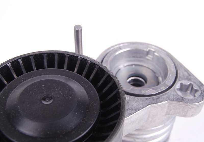 Tensor de correa mecánico para BMW Serie 1 E81, E82, E87, E87N, E88, Serie 3 E90, E90N, E91, E91N, E92, E92N, E93, E93N (OEM 11288624196). Original BMW