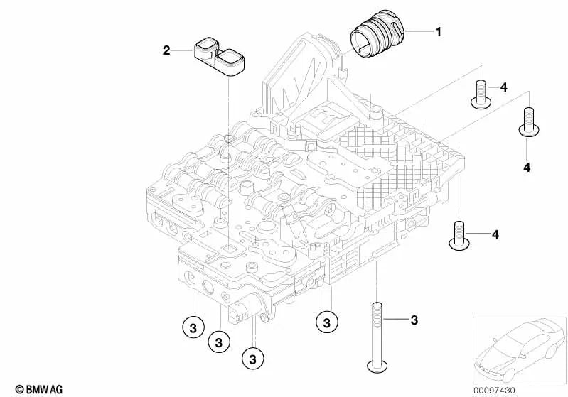 Sealing sleeve for BMW E81, E82, E87, E87N, E88, E90, E90N, E91, E91N, E92, E92N, E93, E93N, E60, E60N, E61, E61N, E63, E63N, E64, E64N, E65, E66 , F01, F02, E84, E83, E83N, E53, E70, E70N, E71, E85, E86, E89 (OEM 24347588725). Genuine BMW