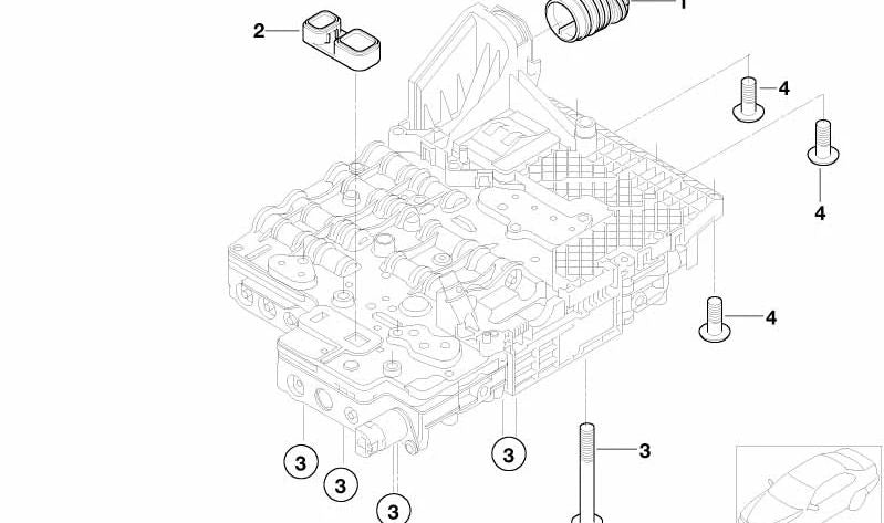 Tornillo interior Torx OEM 24347519356 para BMW E81, E82, E87, E88, E90, E91, E92, E93, E60, E61, E63, E64, E65, E66, F01, F02, E84, E83, E53, E70, E71, E85, E86, E89. Original BMW.