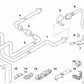 Tubería para BMW Serie 3 E21, E36, E46, Serie 5 E12, Serie 7 E23, E32, Serie 8 E31 (OEM 34326755612). Original BMW