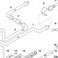 Tubería para BMW E46, E34 (OEM 34326755707). Original BMW