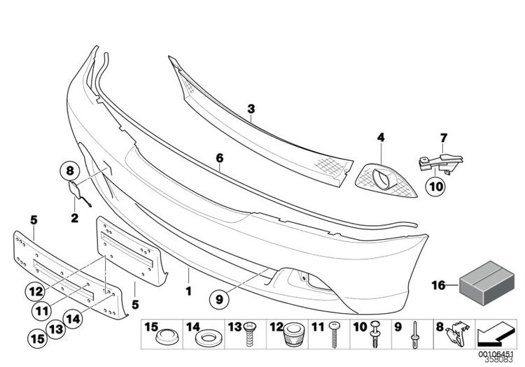 Guia Paso De Rueda Original Bmw Para E46 Cabrio/coupe. Recambios