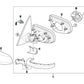 Tapa De La Cubierta Del Espejo Exterior Imprimada. Para Bmw E70/e71. Original Recambios