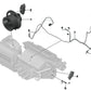 Actuador de la compuerta de aire fresco/recirculado para BMW E81, E82, E87, E87N, E88, E90, E90N, E91, E91N, E92, E92N, E93, E93N, I12, I12N, I15, E84, E89 (OEM 64119339246). Original BMW