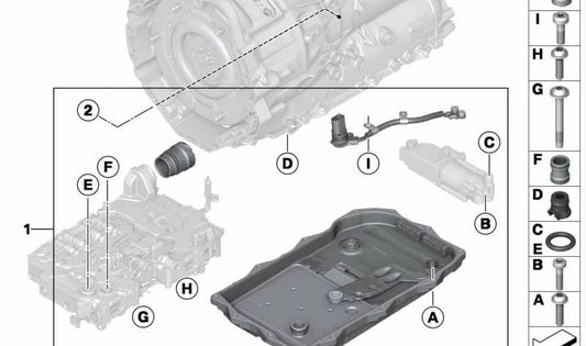 OEM 24348632201 Kit de réparation de câblage de la pompe à huile pour BMW F30, F10, F01, F02. BMW d'origine.