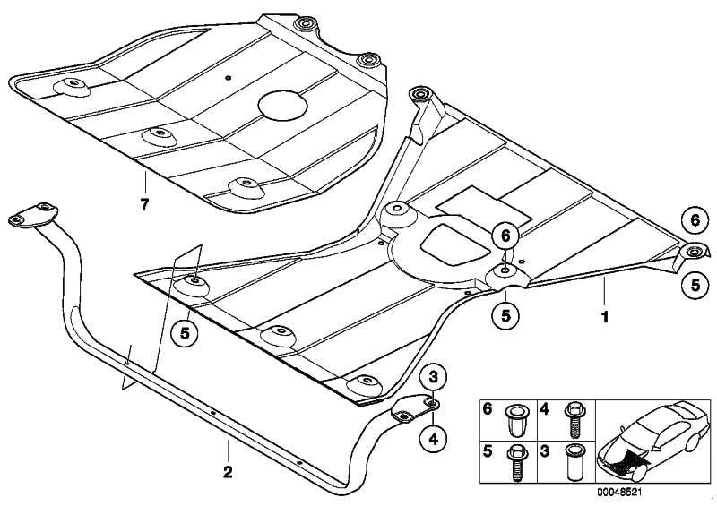 Proteccion Inferior De Grupo Delantero Para Bmw E39. Original Recambios