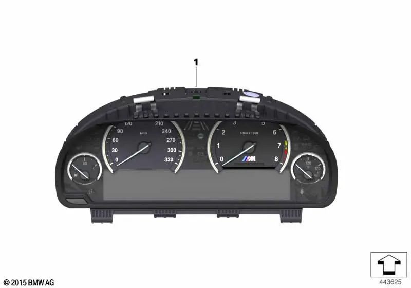 Combinación de Instrumentos para BMW F10, F06, F12, F13, F06N, F12N, F13N (OEM 62108092953). Original BMW