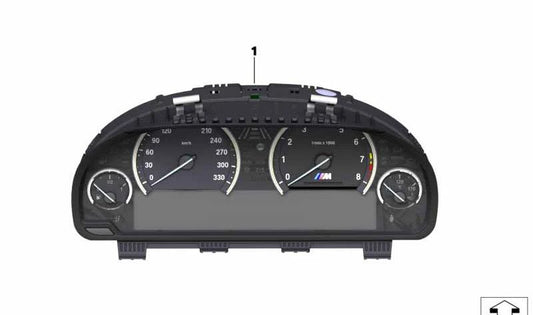 Instrument Cluster OEM 62108092912 for BMW F10, F11, F06, F12, F13. Original BMW