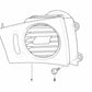 Rejilla de ventilación izquierda para BMW Z8 E52 (OEM 64228385351). Original BMW