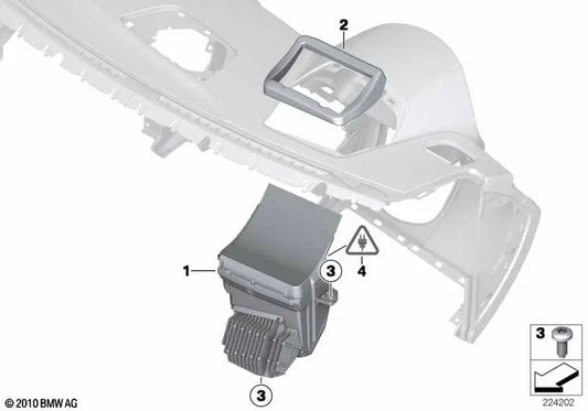 Head-Up Display para BMW F16, F86 (OEM 62309384375). Original BMW.