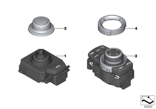 Controlador Idrive Bmw Original Para E70. Original Recambios