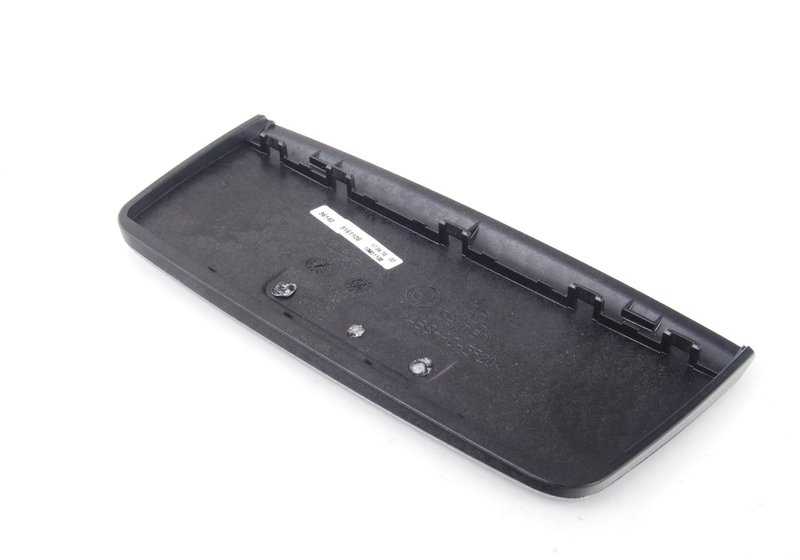 Cubierta Cenicero/Compartimento Alu plata glaciar para BMW Serie 3 E92, E93 (OEM 51169151108). Original BMW