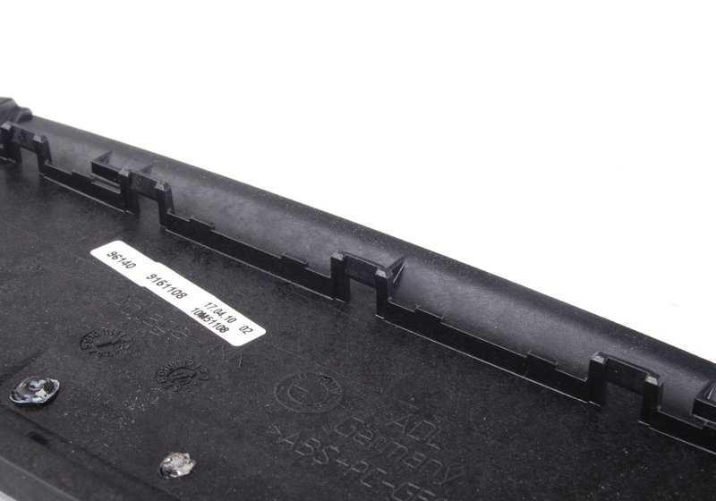 Cubierta Cenicero/Compartimento Alu plata glaciar para BMW Serie 3 E92, E93 (OEM 51169151108). Original BMW