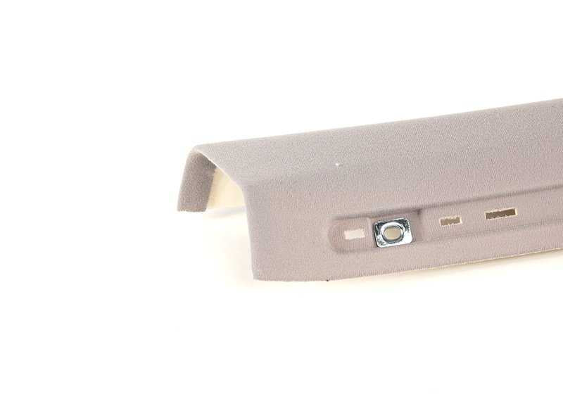 Guarnición del pilar A derecho OEM 51438268196 para BMW Serie 3 E46 (Todos los modelos compatibles: Berlina, Coupé, Compact, Touring). Original BMW.