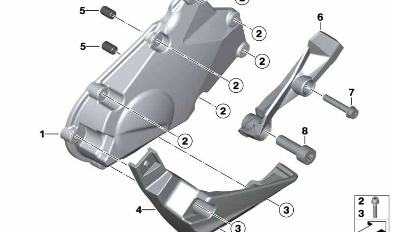 Buje de ajuste para BMW F20, F21, F22, E30, E90N, E91N, E92N, E93N, F30, F31, F34, F32, F33, F36, E28, E34, F07, F10, F11, F01N, F02N, E84, F25, E70N, F15, E71, F16 (OEM 11121726244). Original BMW