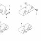 Soporte de módulo PDC para BMW Serie 3 E93, E93N (OEM 61356964264). Original BMW.