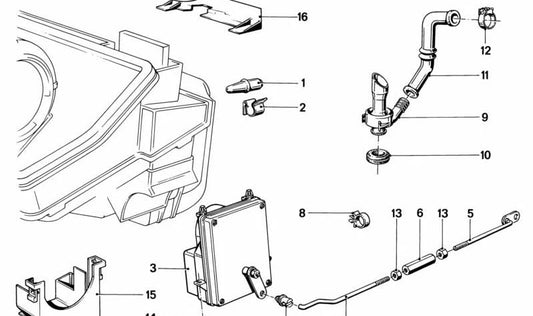 Hub for BMW Series 7 E23 (OEM 64111368455). Genuine BMW