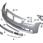 Front spoiler for BMW 6 Series F06, F12, F13, 7 Series F01, F01N, F02, F02N, F04 (OEM 51117222010). Genuine BMW