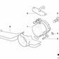 Faros antiniebla izquierdo para BMW Serie 3 E46 (OEM 63178371907). Original BMW.