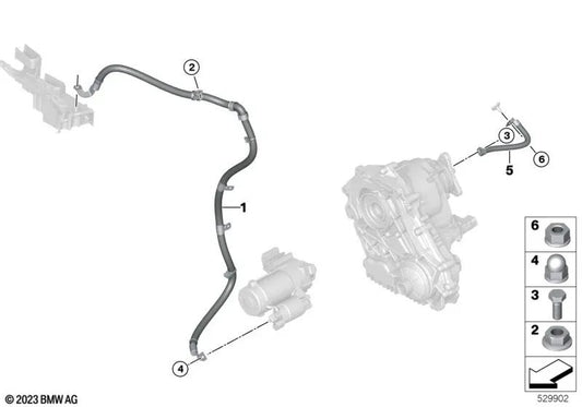 Cable de arranque para BMW Serie 5 G60 (OEM 12429886194). Original BMW