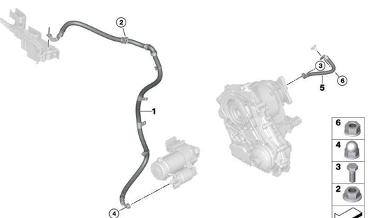 NADO cieco per BMW 1 F20N Series, F21N, F40, Serie 2 F22, F23, F44, F45, F46, G42, G87, Series 3 F30n, F31N, F34N, F35N, G20, G21, G28, G80, G81, Serie 4 F32, F33, F36, G22, G23, G26, G82, G83, 5 G30 Series, G31, G38, G60, G61, G68, Serie 6 G32, 7 g Serie